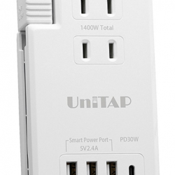 商品画像:PD30W対応USB給電機能付マルチタップ PPS-PD30A3C