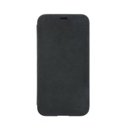 商品画像:Ultrasuede Flip case for iPhone X(Asphalt) PGK-90