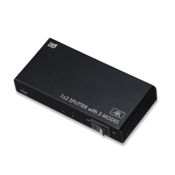 商品画像:4K60Hz対応 1入力2出力 HDMI分配器(動作モード機能付) RS-HDSP2M-4K