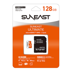 商品画像:microSDXC UHS-I Card ORANGEシリーズ128GB SE-MSDU1128E095