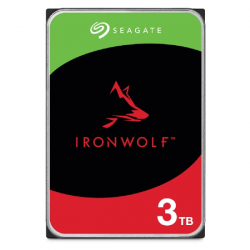 商品画像:IronWolf NAS HDD 3.5inch SATA 6Gb/s 3TB 5400RPM 256MB 512E ST3000VN006
