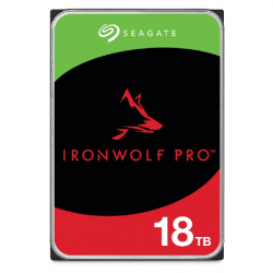 商品画像:IronWolf Pro HDD(Helium)3.5inch SATA 6Gb/s 18TB 7200RPM 256MB 512E ST18000NT001