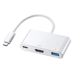 商品画像:USB Type C-HDMIマルチ変換アダプタ AD-ALCMHD01
