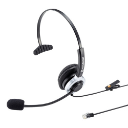 商品画像:電話用ヘッドセット(片耳タイプ) MM-HSRJ02