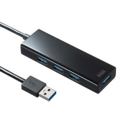 商品画像:急速充電ポート付きUSB3.1 Gen1 ハブ USB-3H420BK