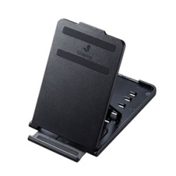 商品画像:折り畳みスマートフォン・タブレットスタンド PDA-STN33BK