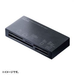 商品画像:USB3.1 マルチカードリーダー ブラック ADR-3ML50BK