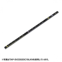 商品画像:19インチサーバーラック用コンセント 200V(30A)3P・12個口 TAP-SV23012C19LKN