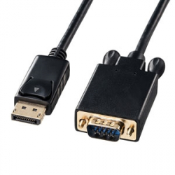 商品画像:DisplayPort-VGA変換ケーブル 3m KC-DPVA30