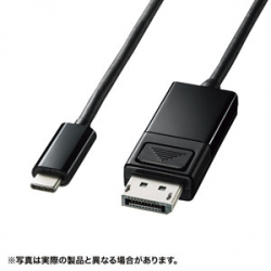 商品画像:TypeC-DisplayPort変換ケーブル(双方向)1m KC-ALCDPR10