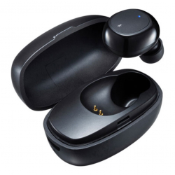 商品画像:超小型Bluetooth片耳ヘッドセット(充電ケース付き) MM-BTMH52BK