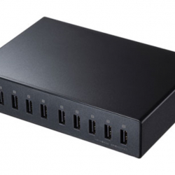 商品画像:USB充電器(10ポート・合計20A・高耐久タイプ) ACA-IP68