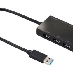 商品画像:HDMIポート搭載 USB3.2Gen1 3ポートハブ USB-3H332BK