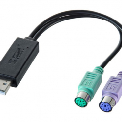 商品画像:USB-PS/2変換コンバータ USB-CVPS6