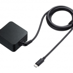 商品画像:USB Power Delivery対応AC充電器(PD65W・TypeCケーブル一体型) ACA-PD76BK