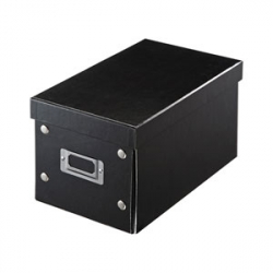 商品画像:組み立て式CD BOX(ブラック) FCD-MT3BKN
