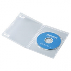 商品画像:DVDトールケース(1枚収納・10枚セット・クリア) DVD-TN1-10CLN