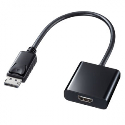 商品画像:DisplayPort-HDMI変換アダプタ AD-DPHD04