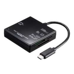 商品画像:USB3.1 Type-C マルチカードリーダー ADR-3TCML40BKN