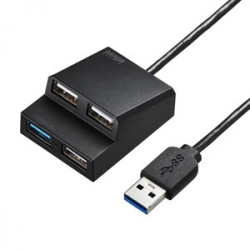 商品画像:USB3.2Gen1+USB2.0コンボハブ USB-3H413BKN