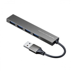 商品画像:USB3.2 Gen1 4ポート スリムハブ USB-3H423SN