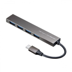 商品画像:USB Type-C 4ポートスリムハブ USB-3TCH25SN