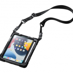 <サンワサプライ>iPad mini耐衝撃ケース(ハンドル、スタンド、ショルダーベルト付き) PDA-IPAD1817BK