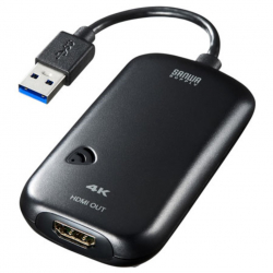 商品画像:USB3.2-HDMIディスプレイアダプタ(4K対応) USB-CVU3HD2N