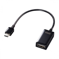 商品画像:USB Type C-HDMI変換アダプタ(4K/60Hz/HDR対応) AD-ALCHDR02
