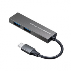 商品画像:USB Type-C 2ポートスリムハブ USB-3TCH24SN