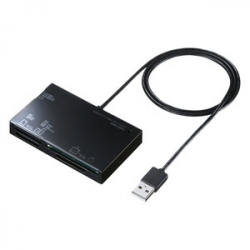 商品画像:USB2.0 カードリーダー ADR-ML19BKN