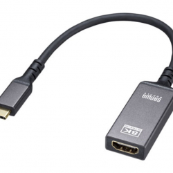 商品画像:USB Type C-HDMI変換アダプタ(8K/60Hz/HDR対応) AD-ALCHDR03