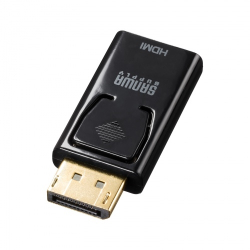 商品画像:DisplayPort-HDMI 変換アダプタ(4K/60Hz対応) AD-DPPHD02