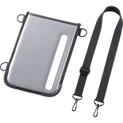 商品画像:ショルダーベルト付き7〜8型タブレットPCケース(耐衝撃・防塵・防滴タイプ) PDA-TAB8N2