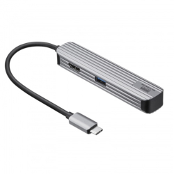 商品画像:USB Type-Cマルチ変換アダプタ(HDMI+カードリーダー付) USB-3TCHC5S