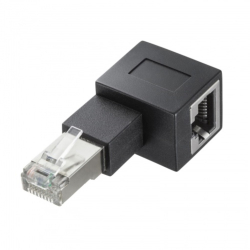 商品画像:RJ-45L型変換アダプタ(左出し カテゴリ6A STP) ADT-RJ6A-LL