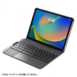 商品画像:10.9インチiPad専用ケース付きキーボード タッチパッド内蔵 SKB-BTIPAD3BK