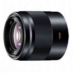 商品画像:<α>中望遠単焦点レンズ E 50mm F1.8 OSS(8群9枚/Eマウント/ブラック) SEL50F18/B