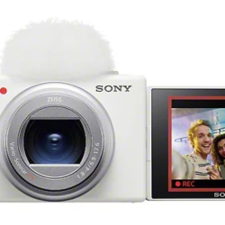 商品画像:<VLOGCAM>SONY デジタルカメラ VLOGCAM ZV-1 II(1.0型/2010万画素/ホワイト) ZV-1M2/W