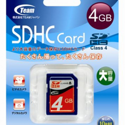 商品画像:SDHCカード 4GB Class4 TG004G0SD24X