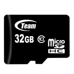 商品画像:TEAM MicroSDHCカード Class10 32GB TG032G0MC28A