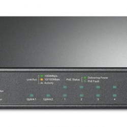 商品画像:10-Port GbE Desktop Switch(8x PoE+/1xCombo SFP/RJ45) TL-SG1210MPE(UN)