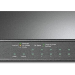 商品画像:10ポート ギガビットデスクトップスイッチ(PoE+ 8ポート搭載) TL-SG1210MP