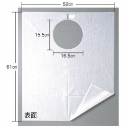 商品画像:フェルラックエプロン ホワイトL 076370