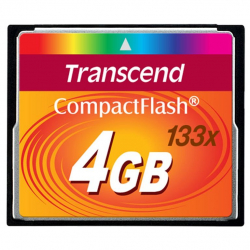 商品画像:CFカード コンパクトフラッシュ CompactFlash 133 4GB(Type I、MLC) TS4GCF133