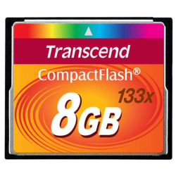 商品画像:CFカード コンパクトフラッシュ CompactFlash 133 8GB(Type I、MLC) TS8GCF133