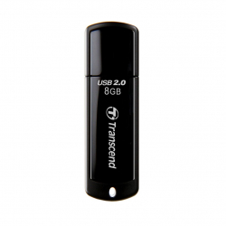 商品画像:USBメモリ JetFlash 350 8GB ブラック(USB Type-A) TS8GJF350