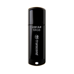 商品画像:USBメモリ JetFlash 700 64GB ブラック(USB Type-A) TS64GJF700