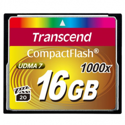 商品画像:CFカード コンパクトフラッシュ CompactFlash 1000 16GB(Type I、MLC) TS16GCF1000