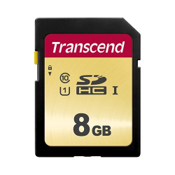 商品画像:8GB UHS-I U1 SD Card (MLC) TS8GSDC500S